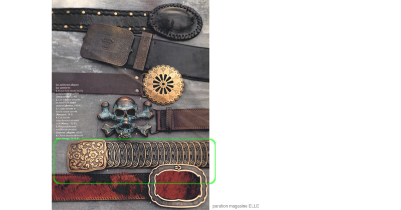 designer élaboration tendance mode veille concurrence ceinture foulard bagages bijoux gants coordonnatrice style accessoires